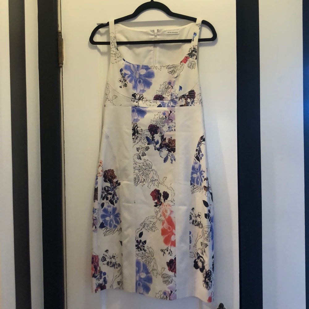 Club Monaco floral paneled dress